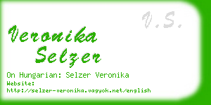 veronika selzer business card